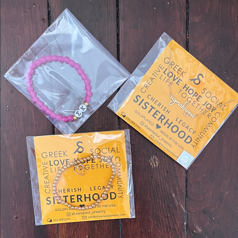 Sigma Kappa jewelry bundle